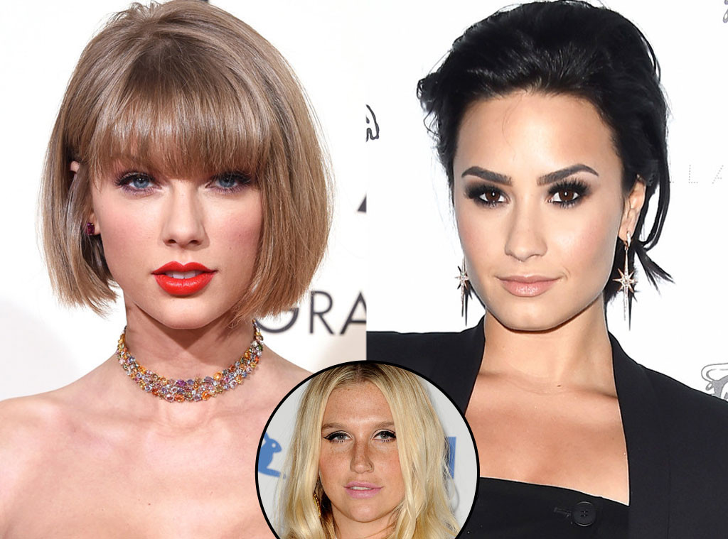 Taylor Swift, Demi Lovato, Kesha Taylor Swift, Demi Lovato, Kesha